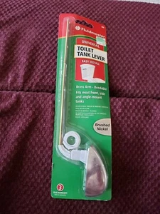 Fluidmaster 686 Toilet Flush Lever, Brushed Nickel Finish NIB toilet repair - Picture 1 of 2