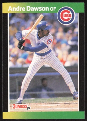 1989 Donruss Baseball's Best Andre Dawson Baseball Card #4 - Chicago Cubs - Image 1 of 2
