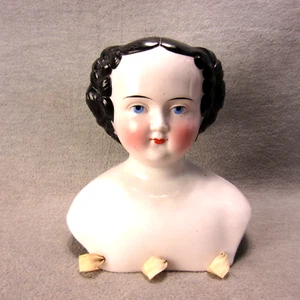 Placa de hombro de muñeca cabeza china vintage ceja baja LEER - Imagen 1 de 12