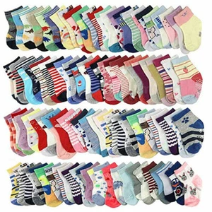Baby Boy Girl Toddler Children Socks Ankle Random Pattern Color Wholesale Lots - Picture 1 of 8