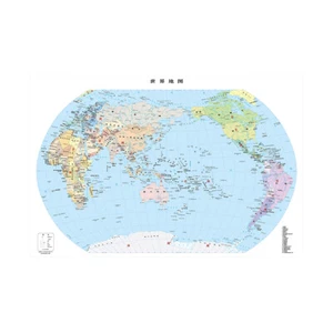 World Map Atlas Chinese Political distribution Poster Wall Print Classic Decor - Picture 1 of 13