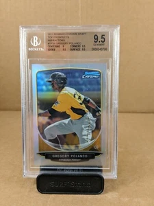 2013 Bowman Chrome Draft Refractor Gregory Polanco BGS 9.5 - Picture 1 of 1