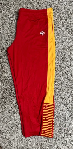 VINTAGE HARDWOOD CLASSICS ATLANTA HAWS WARM UP PANTS 3X THROWBACK USED VTG Cover