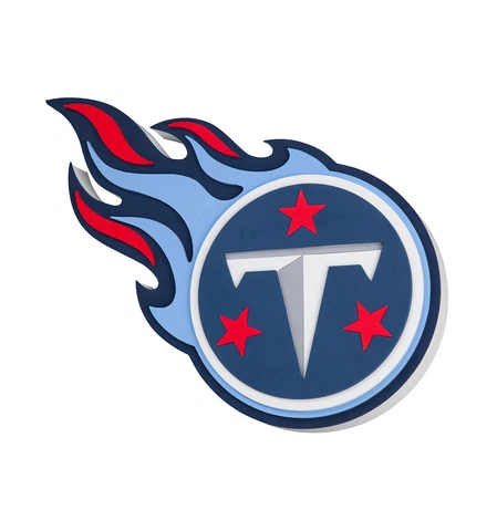 New NFL Tennessee Titans 3-D Foam Refrigerator Magnet Home Office Bar Decor Cover