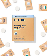 BLUELAND Foaming Hand Soap Refills - 10 Pack Tablets, Variety Pack Scents, Eco F