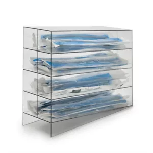 8-place Foley Catheter Organizer • 7.5"W x 21.5"D x 17.3"H 1 ea - Picture 1 of 1