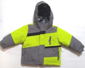WonderKids Neonato Ragazzo 4 in 1 Cappotto con Cappuccio Giacca Cappuccio Nuovo con etichette 12 m mesi Grigio/Verde - Foto 1 di 5
