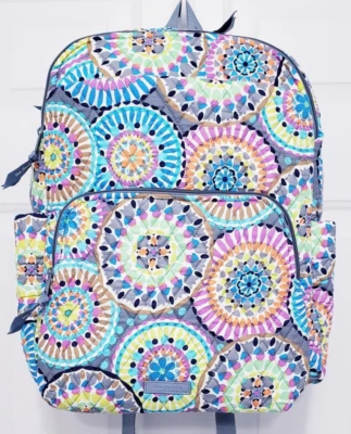 Mochila grande Vera Bradley Sunny Medallion Essential nueva con etiquetas Foto 1 de 4