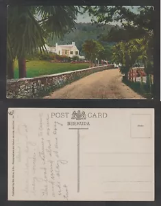 Postal topográfica sin usar de Bermudas, una típica casa de las Bermudas - Imagen 1 de 3