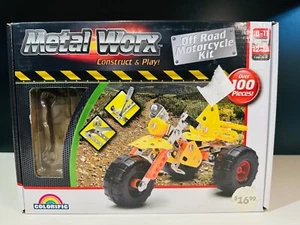 Metal Worx - Off Road Motorcycle Kit - Colorific Construct & Play - Picture 1 of 6