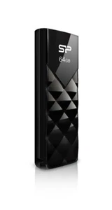 Silicon Power 64GB Ultima U03 Black USB Flash Drive SP064GBUF2U03V1K - Picture 1 of 1