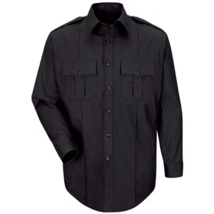 HORACE SMALL HS1520 NEW DIMENSION® PLUS DK NAVY LONG SLEEVE SHIRT MENS 16 35 LG - Picture 1 of 2