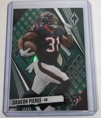 2023 Panini Phoenix Green SSP/15 Dameon Pierce Texans - Image 1 of 2