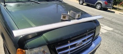 Chevrolet 73-80 carrocería cuadrada pajarita cabina esquina moldura banda izquierda derecha OEM Foto 1 de 4