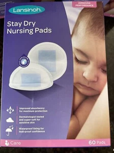 2x Lansinoh Einweg Stilleinlagen gesteppt mittel 60 Stück je Box Neu - Bild 1 von 2