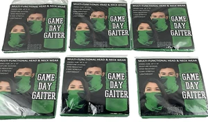 6x Green Brisco Face Head  Neck Wear Gaiter UV protection Outdoor Fishing Hiking - Picture 1 of 4