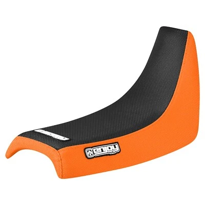 Cubierta de asiento con pinza de tracción alta Yamaha PW 50 NARANJA/NEGRO estándar #91 Foto 1 de 4