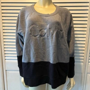 Sudadera para mujer Calvin Klein talla 3X gris y negra - Imagen 1 de 7