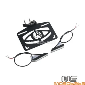 For Yamaha YZF R1 '15-Up Rear Fender Eliminator Tail Tidy Bracket w/ LED Lights - Picture 1 of 9