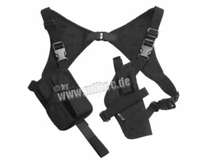 FONDINA ASCELLARE AMBIDESTRA MIL-TEC DI COLORE NERO CON 2 CARICATORI - Imagen 1 de 1