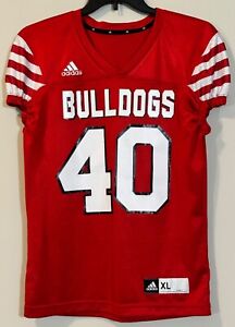 Georgia Bulldogs Youth Size XL Red Football Jersey #40 LEAK Player’s Cut Shirt