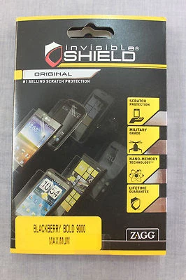 BLACKBERRY BOLD 9000 MÁXIMO ZAGG GRADO MILITAR Escudo Protector Invisible NUEVO Foto 1 de 2