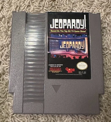 Jeopardy! (Nintendo Entertainment System, 1988) Genuine Authentic NES Tested  - Image 1 of 4