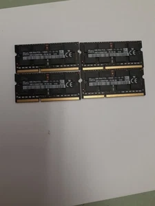 4x SK HYNIX 8Gb 2Rx8 DDR3 PC3L-12800S RAM MEMORY HMT41GS6AFR8A-PB - Picture 1 of 4