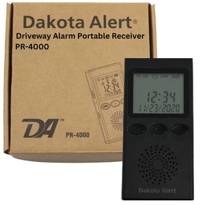 Wireless Driveway Alarm Portable Receiver PR-4000 - Compatible with 4000 Tran... - Picture 1 of 9