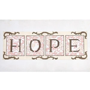 BEAUTIFUL NEEDLEPOINT CANVAS: HOPE GG - Picture 1 of 3
