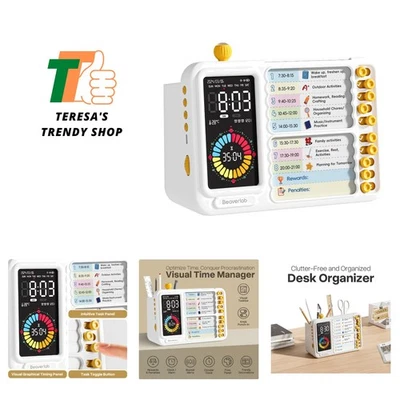 Visual Timer for Kids with 99 Minute Countdown, ADHD Timer with Planning Boar... - Image 1 of 4