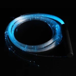 LED Fiber Optic Whip Dance 6ft 7 Colors 22 Rainbow Lights Effect Modes - Picture 1 of 6