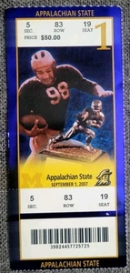 2007 Michigan Wolverines Vs Appalachian State Ticket Stub Upset Of Century🔥 - Picture 1 of 2