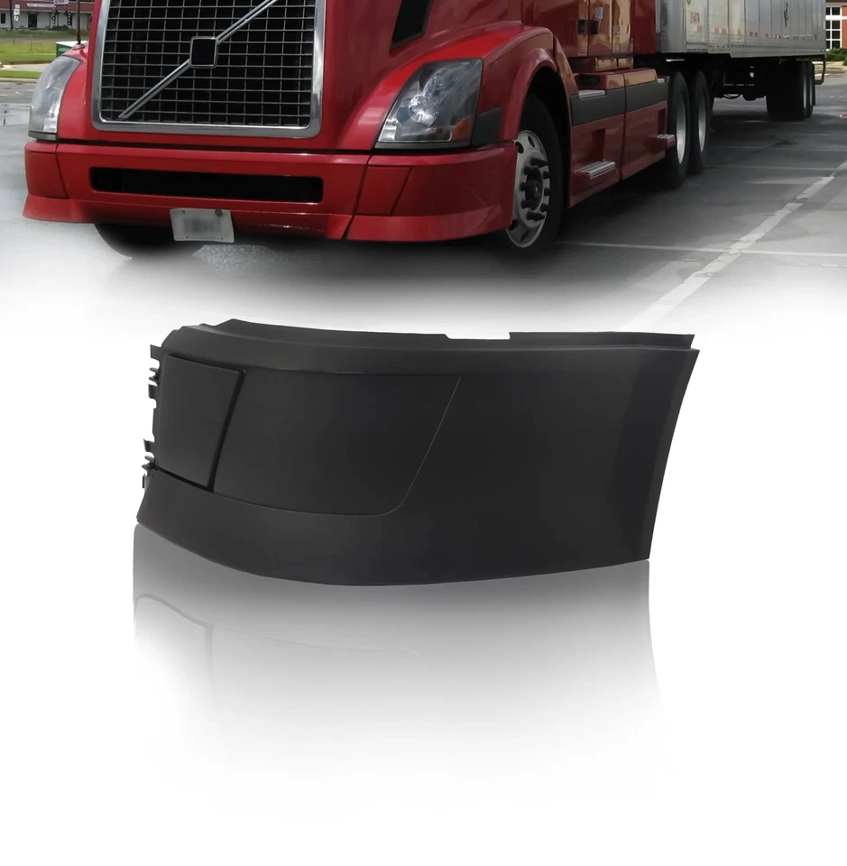 Volvo VNL 2004-2015 Driver Side Extension Corner Bumper w/out Fog Light Hole - Image 1 of 1