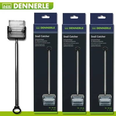 Dennerle 3 X Attrape Escargots En Acier Inoxydable Pour Aquarium Aquariophilie - Photo 1/4