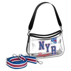 WEAR by Erin Andrews New York Rangers Clear Stadium Mini Purse - Picture 1 of 5