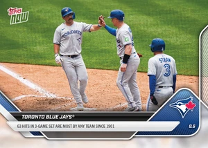 2025 MLB Topps Now #524 Toronto Blue Jays 63 Hits - IN HAND - Bild 1 von 1