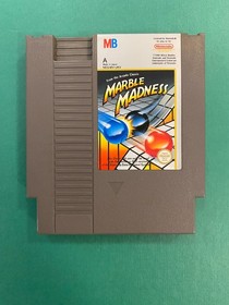 ** MARBLE MADNESS NES Nintendo Cartridge UNTESTED PAL Retro Game