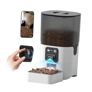 Automatic Cat Feeder with APP Two-Way Audio 2.4G WiFi Pet Feeder with Camera - Picture 1 of 8