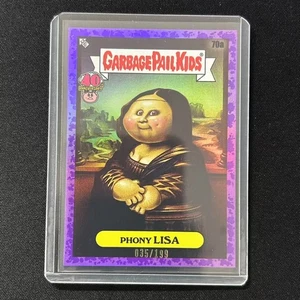 💎2025 TOPPS GARBAGE PAIL KIDS 40th ANNIVERSARY PURPLE 70A PHONY LISA /199 - Picture 1 of 1