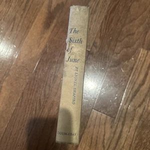 The Sixth of June by Lionel Shapiro 1955 1st Edition WW2 Novel Vintage Used - Picture 1 of 6