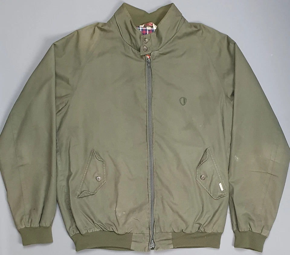 Baracuta x Ben Sherman Harrington Jacket Size 42 L Green Mods Scooter England — 第 1/4 张图片