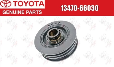 Toyota Genuine LAND CRUISER 1990/01-2007/01 PULLEY, CRANKSHAFT 13470-66030 OEM - Imagem 1 de 4