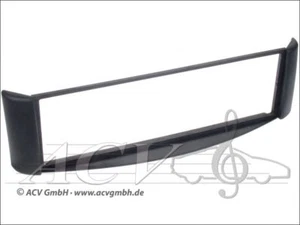 Smart fortwo A450 03/2000-02/2007 schwarz KFZ Einbaurahmen Radioblende Autoradio - Picture 1 of 1
