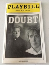 Doubt Playbill Eileen Atkins Ron Eldard June 2006 #1220