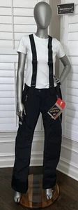 The North Face Women’s Mountain Pro Ski Snow Pants Bibs Gore-Tex - Black - NWT - Picture 1 of 21