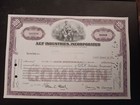 Acf Industries, Incorporated Stock Certificate 100 Shares Value,Very Nice Col.