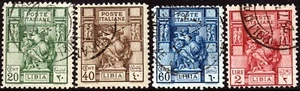 Libia - 1926/29 - Sibilla Libica - Sassone n.54/57 - serie completa usata - Picture 1 of 1