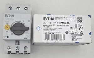 Interruptor de protección del motor Eaton PKZM0-20 (16-20A) (XTPR020BC1NL) NUEVO/EMBALAJE ORIGINAL - Imagen 1 de 1