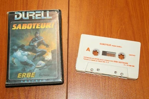 JUEGO AMSTRAD CPC ESTUCHE "SABOTEUR" DURELL ERBE ORIGINAL AÑOS 80 ESPAÑA - Imagen 1 de 2